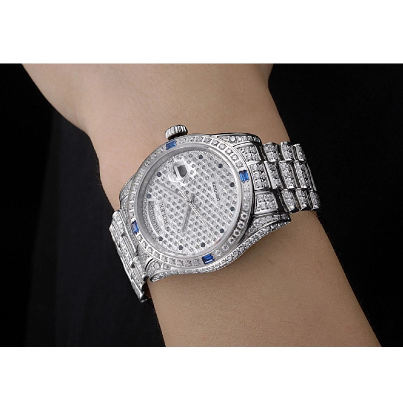 Rolex copies cheap Swiss Rolex 621613 Day-Date Diamonds-srl183 0531